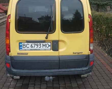 Желтый Рено Кенгу, объемом двигателя 1.5 л и пробегом 230 тыс. км за 4200 $, фото 2 на Automoto.ua