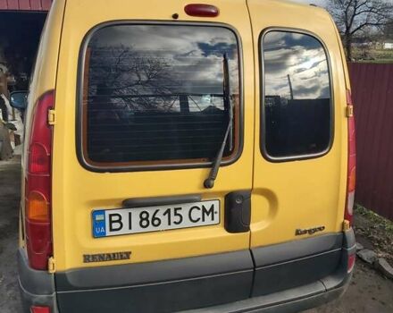 Желтый Рено Кенгу, объемом двигателя 1.46 л и пробегом 169 тыс. км за 4900 $, фото 8 на Automoto.ua