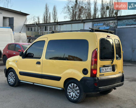 Желтый Рено Кенгу, объемом двигателя 1.46 л и пробегом 299 тыс. км за 3850 $, фото 12 на Automoto.ua