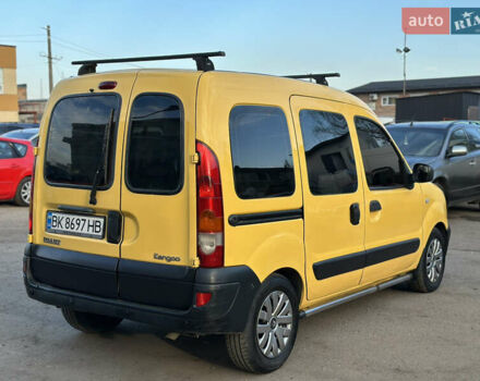 Желтый Рено Кенгу, объемом двигателя 1.46 л и пробегом 299 тыс. км за 3850 $, фото 17 на Automoto.ua