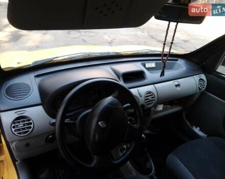 Желтый Рено Кенгу, объемом двигателя 1.46 л и пробегом 225 тыс. км за 5200 $, фото 4 на Automoto.ua