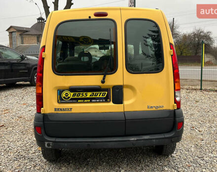 Жовтий Рено Кєнгу, об'ємом двигуна 1.46 л та пробігом 175 тис. км за 4500 $, фото 3 на Automoto.ua