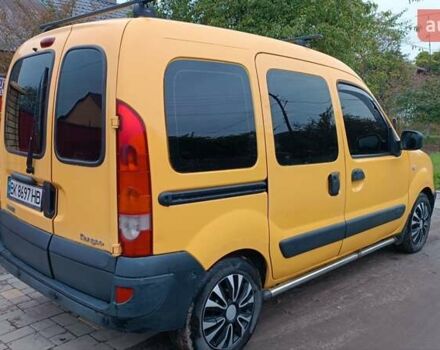 Желтый Рено Кенгу, объемом двигателя 1.5 л и пробегом 339 тыс. км за 3550 $, фото 7 на Automoto.ua