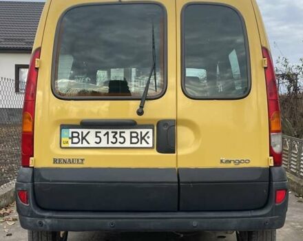 Жовтий Рено Кєнгу, об'ємом двигуна 1.46 л та пробігом 166 тис. км за 4500 $, фото 5 на Automoto.ua