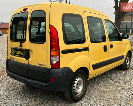 Жовтий Рено Кєнгу, об'ємом двигуна 1.46 л та пробігом 175 тис. км за 4500 $, фото 4 на Automoto.ua