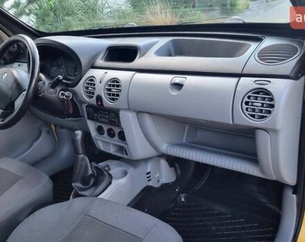 Желтый Рено Кенгу, объемом двигателя 1.46 л и пробегом 197 тыс. км за 2999 $, фото 36 на Automoto.ua