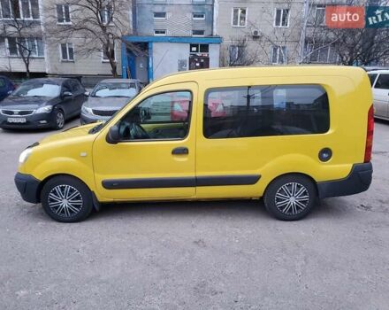 Желтый Рено Кенгу, объемом двигателя 1.46 л и пробегом 424 тыс. км за 4500 $, фото 5 на Automoto.ua