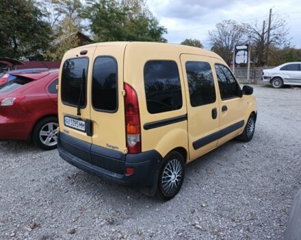 Желтый Рено Кенгу, объемом двигателя 1.5 л и пробегом 429 тыс. км за 3299 $, фото 2 на Automoto.ua