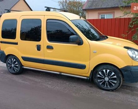 Желтый Рено Кенгу, объемом двигателя 1.5 л и пробегом 339 тыс. км за 3550 $, фото 1 на Automoto.ua