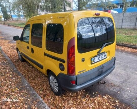 Желтый Рено Кенгу, объемом двигателя 1.9 л и пробегом 222 тыс. км за 3600 $, фото 4 на Automoto.ua