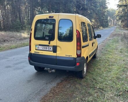 Желтый Рено Кенгу, объемом двигателя 1.5 л и пробегом 500 тыс. км за 3700 $, фото 3 на Automoto.ua