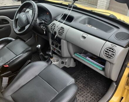 Желтый Рено Кенгу, объемом двигателя 1.5 л и пробегом 500 тыс. км за 3700 $, фото 5 на Automoto.ua