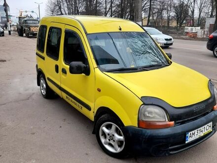 Рено Кєнгу 1998 у Житомирі на Automoto.ua Жовтий Рено Кєнгу, об'ємом двигуна 1.4 л та пробігом 300 тис. км за 1500 $, фото 1 на Automoto.ua