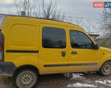 Желтый Рено Кенгу, объемом двигателя 1.9 л и пробегом 189 тыс. км за 3500 $, фото 1 на Automoto.ua