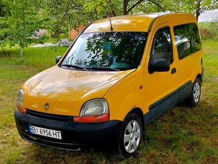 Желтый Рено Кенгу, объемом двигателя 1.9 л и пробегом 100 тыс. км за 2500 $, фото 1 на Automoto.ua