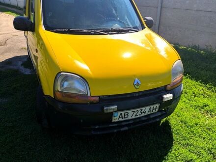 Желтый Рено Кенгу, объемом двигателя 1.9 л и пробегом 300 тыс. км за 850 $, фото 1 на Automoto.ua