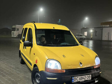 Желтый Рено Кенгу, объемом двигателя 1.87 л и пробегом 370 тыс. км за 2800 $, фото 1 на Automoto.ua