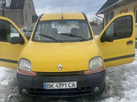 Желтый Рено Кенгу, объемом двигателя 1.9 л и пробегом 278 тыс. км за 2000 $, фото 1 на Automoto.ua