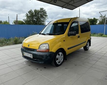 Желтый Рено Кенгу, объемом двигателя 1.9 л и пробегом 170 тыс. км за 3250 $, фото 1 на Automoto.ua