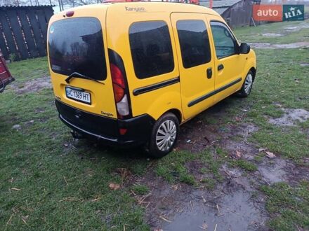 Желтый Рено Кенгу, объемом двигателя 1.87 л и пробегом 351 тыс. км за 3300 $, фото 1 на Automoto.ua