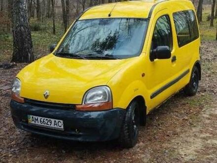 Желтый Рено Кенгу, объемом двигателя 1.9 л и пробегом 230 тыс. км за 2100 $, фото 1 на Automoto.ua