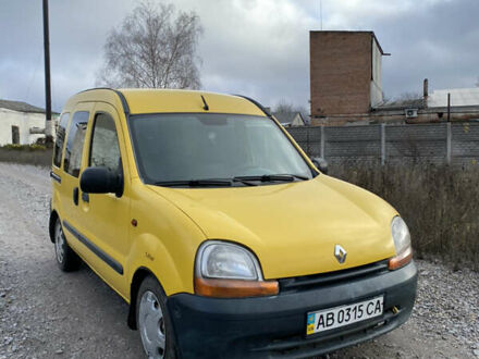Желтый Рено Кенгу, объемом двигателя 1.9 л и пробегом 320 тыс. км за 3300 $, фото 1 на Automoto.ua