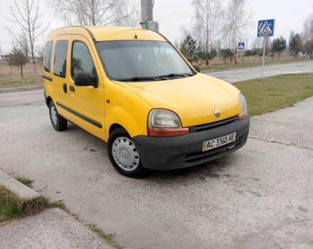 Желтый Рено Кенгу, объемом двигателя 1.9 л и пробегом 245 тыс. км за 2500 $, фото 1 на Automoto.ua