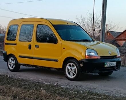 Желтый Рено Кенгу, объемом двигателя 1.9 л и пробегом 350 тыс. км за 1950 $, фото 1 на Automoto.ua
