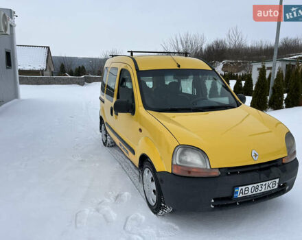 Желтый Рено Кенгу, объемом двигателя 1.9 л и пробегом 260 тыс. км за 2850 $, фото 1 на Automoto.ua