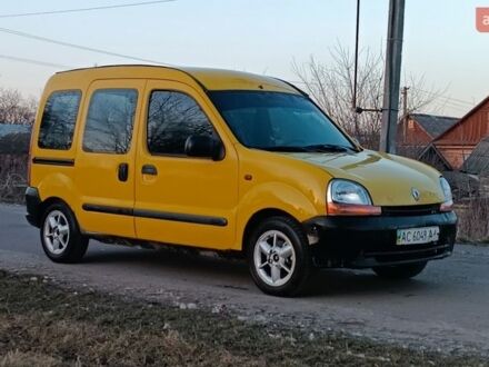 Желтый Рено Кенгу, объемом двигателя 1.9 л и пробегом 350 тыс. км за 2250 $, фото 1 на Automoto.ua