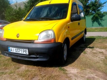 Желтый Рено Кенгу, объемом двигателя 1.9 л и пробегом 350 тыс. км за 2850 $, фото 1 на Automoto.ua
