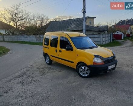 Желтый Рено Кенгу, объемом двигателя 1.9 л и пробегом 361 тыс. км за 2900 $, фото 1 на Automoto.ua