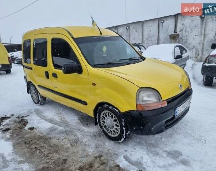 Желтый Рено Кенгу, объемом двигателя 1.87 л и пробегом 340 тыс. км за 2400 $, фото 1 на Automoto.ua