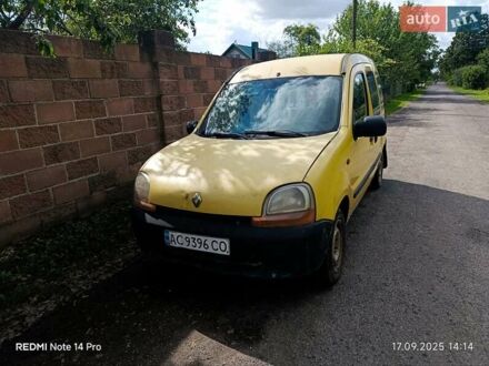 Рено Кенгу 2001 в Луцке на Automoto.ua Желтый Рено Кенгу, объемом двигателя 1.9 л и пробегом 300 тыс. км за 1250 $, фото 1 на Automoto.ua