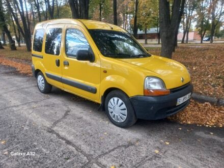 Желтый Рено Кенгу, объемом двигателя 1.9 л и пробегом 222 тыс. км за 3600 $, фото 1 на Automoto.ua