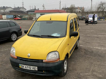 Желтый Рено Кенгу, объемом двигателя 1.87 л и пробегом 220 тыс. км за 2900 $, фото 1 на Automoto.ua