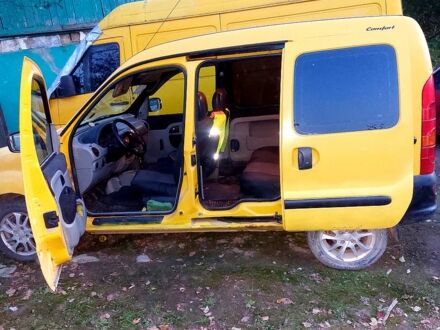 Желтый Рено Кенгу, объемом двигателя 1.9 л и пробегом 267 тыс. км за 3500 $, фото 1 на Automoto.ua