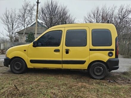 Желтый Рено Кенгу, объемом двигателя 1.5 л и пробегом 283 тыс. км за 1657 $, фото 1 на Automoto.ua