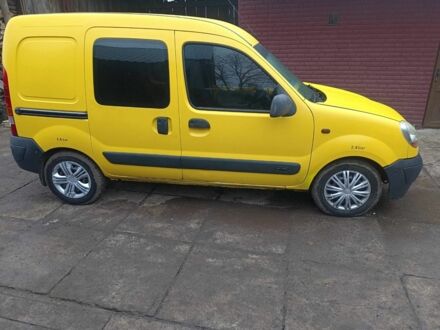 Желтый Рено Кенгу, объемом двигателя 1.5 л и пробегом 264 тыс. км за 3200 $, фото 1 на Automoto.ua