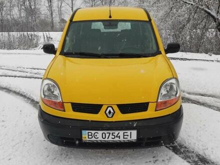 Желтый Рено Кенгу, объемом двигателя 1.46 л и пробегом 240 тыс. км за 2800 $, фото 1 на Automoto.ua