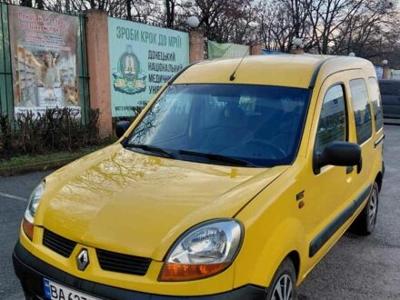 Желтый Рено Кенгу, объемом двигателя 1.5 л и пробегом 254 тыс. км за 3100 $, фото 1 на Automoto.ua