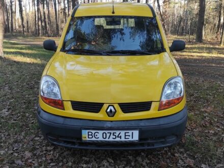 Желтый Рено Кенгу, объемом двигателя 1.5 л и пробегом 244 тыс. км за 2900 $, фото 1 на Automoto.ua
