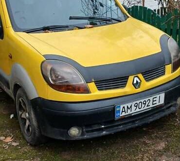 Желтый Рено Кенгу, объемом двигателя 1.5 л и пробегом 300 тыс. км за 2200 $, фото 1 на Automoto.ua