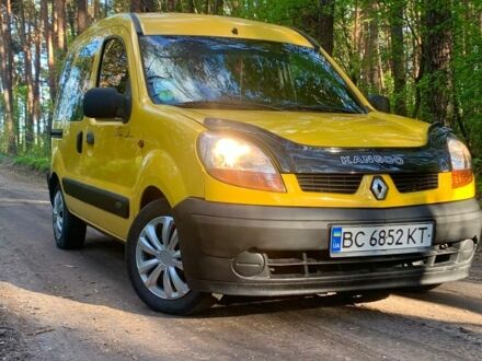 Желтый Рено Кенгу, объемом двигателя 1.5 л и пробегом 179 тыс. км за 3550 $, фото 1 на Automoto.ua