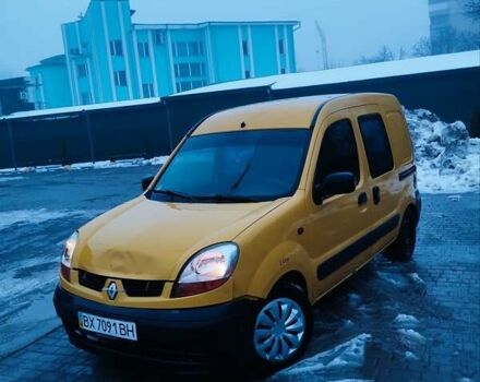 Желтый Рено Кенгу, объемом двигателя 1.5 л и пробегом 155 тыс. км за 4000 $, фото 1 на Automoto.ua