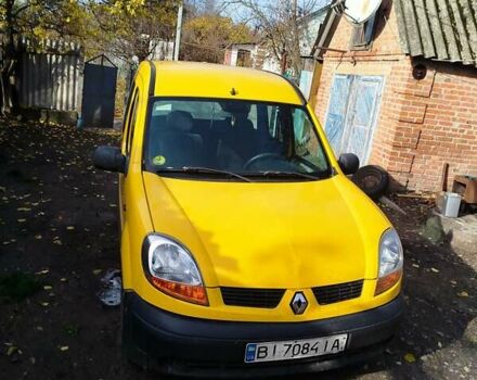 Желтый Рено Кенгу, объемом двигателя 1.5 л и пробегом 200 тыс. км за 2300 $, фото 1 на Automoto.ua