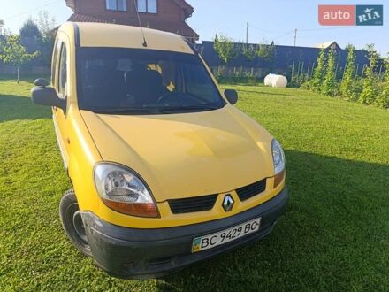 Желтый Рено Кенгу, объемом двигателя 1.46 л и пробегом 311 тыс. км за 2900 $, фото 1 на Automoto.ua