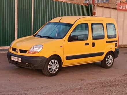 Желтый Рено Кенгу, объемом двигателя 1.5 л и пробегом 173 тыс. км за 3450 $, фото 1 на Automoto.ua