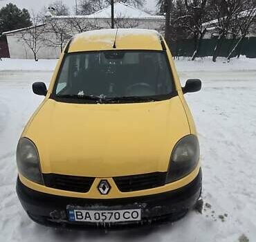 Желтый Рено Кенгу, объемом двигателя 1.46 л и пробегом 242 тыс. км за 4100 $, фото 1 на Automoto.ua