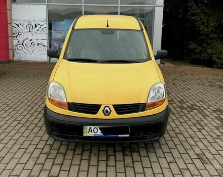 Желтый Рено Кенгу, объемом двигателя 1.46 л и пробегом 322 тыс. км за 3199 $, фото 1 на Automoto.ua